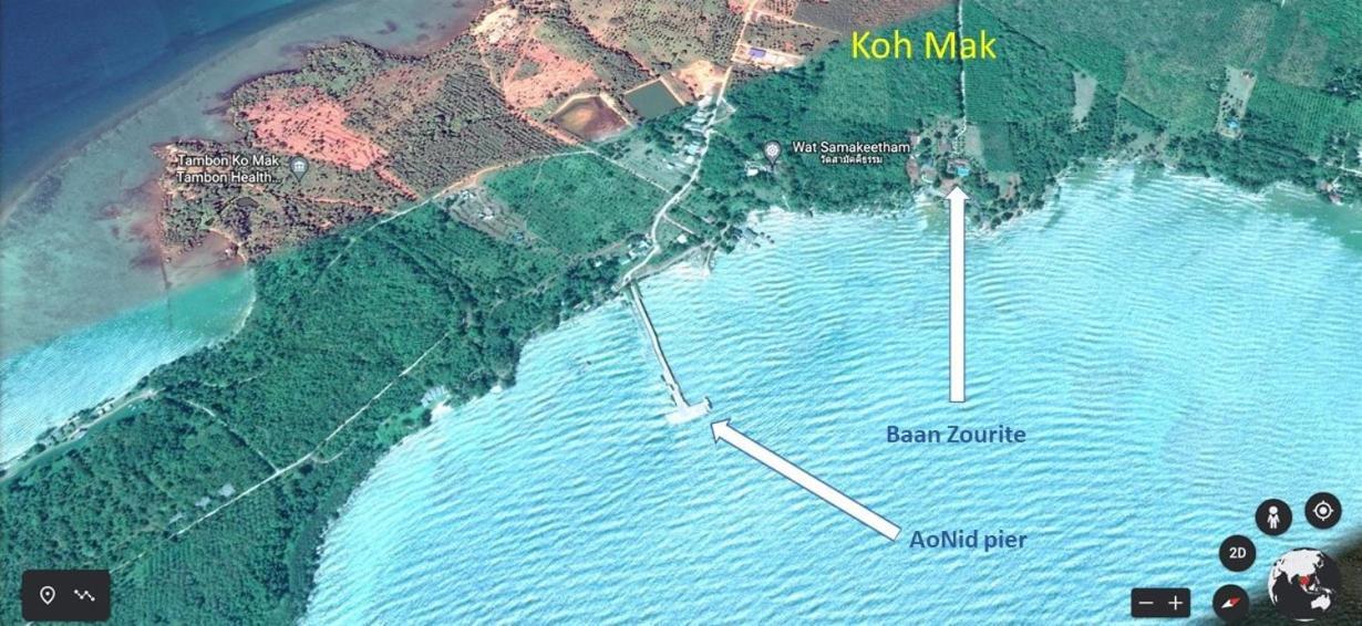 Baan Zourite Seaview Villa Koh Mak Bagian luar foto